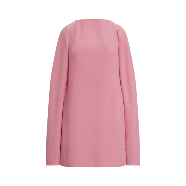 Georgette cocktailjurk met cape