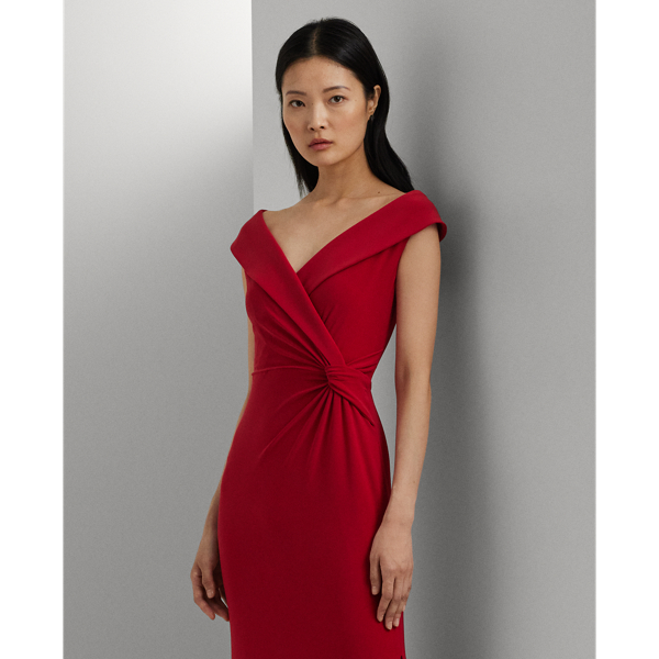 Ralph lauren cold shoulder dress deals