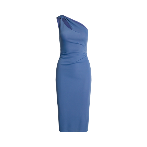 Einschultriges Cocktailkleid aus Jersey