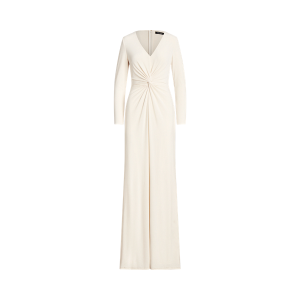 Vestido Lauren Twist-Front Jersey - Mujer - Amarillo