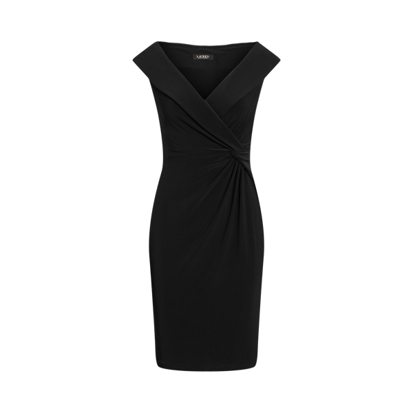 Jersey Off the Shoulder Cocktail Dress for Women Ralph Lauren UK