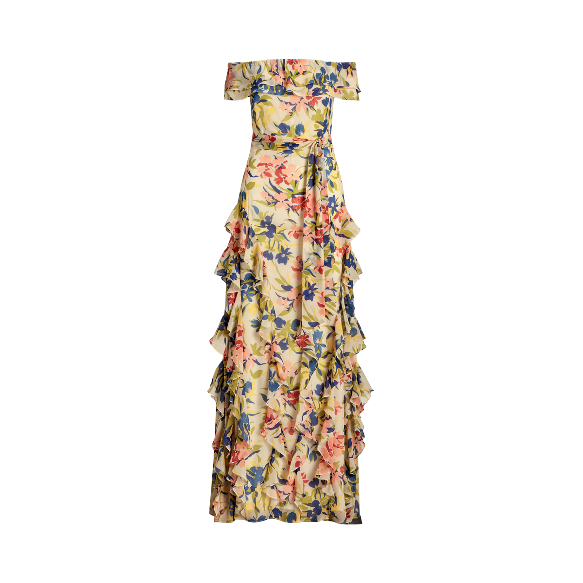 【数量限定】Lauren Ralph Lauren Georgette 上品清楚ワンピ LAUREN RALPH LAUREN / ローレン ラルフ ローレン （レディース