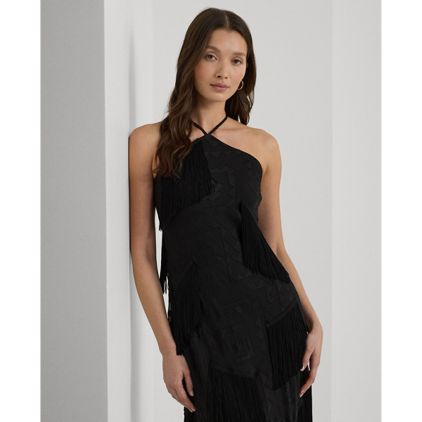 Ralph lauren fringe dress hotsell