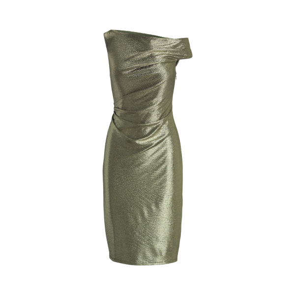 Metallic One-Shoulder Cocktail Dress for Women | Ralph