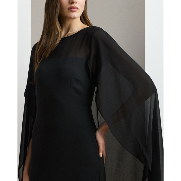 Cape Georgette Gown for Women Ralph Lauren UK