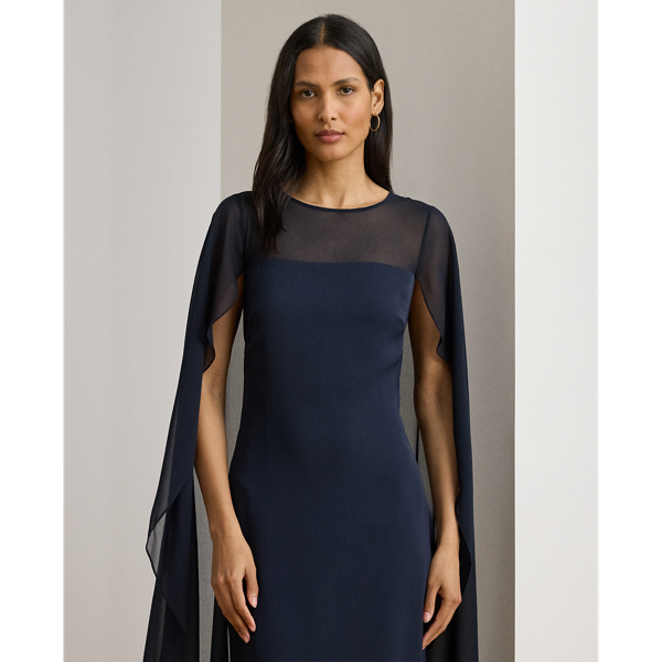 Cape Georgette Gown for Women | Ralph Lauren® BR