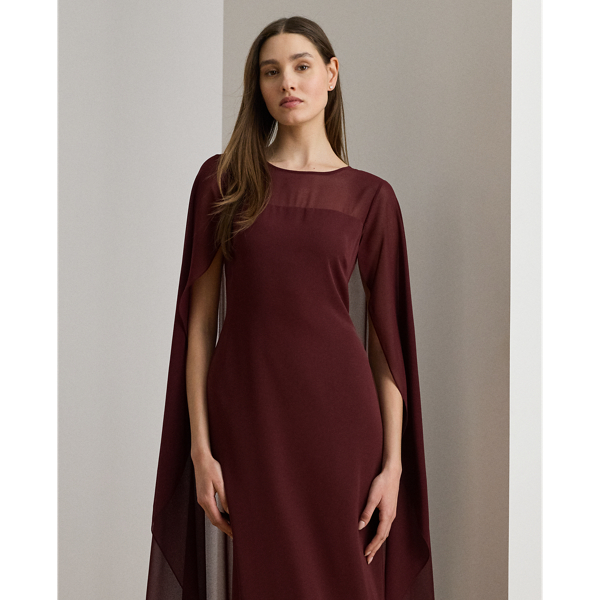 Cape Georgette Gown