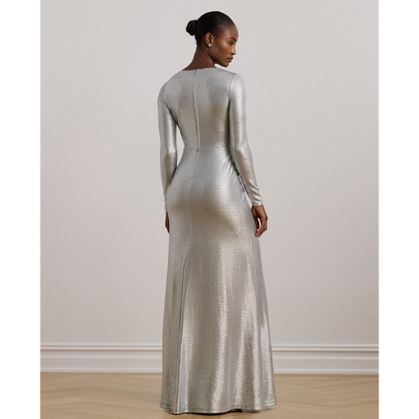 Ralph lauren silver sequin dress clearance