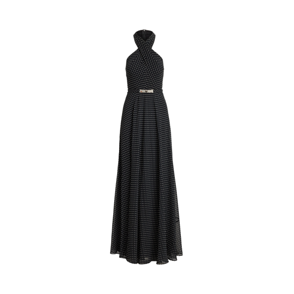 Satin Charmeuse One-Shoulder Gown