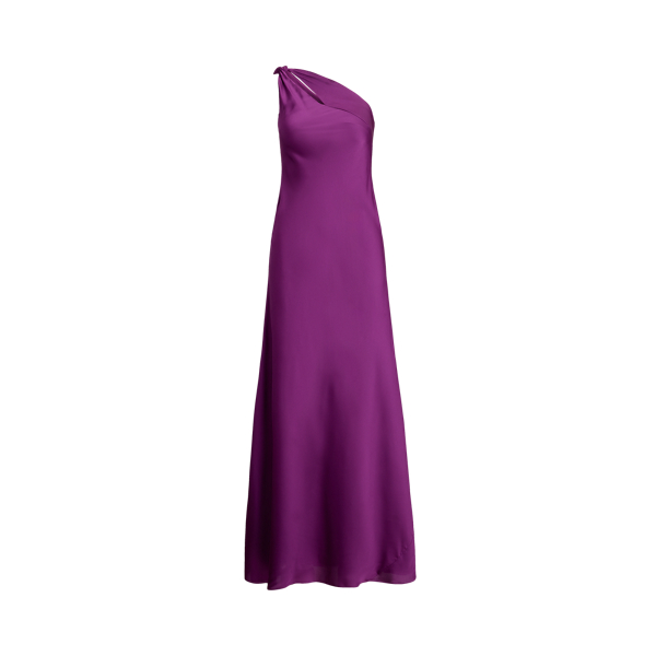 Belted Sequined Tulle & Taffeta Gown