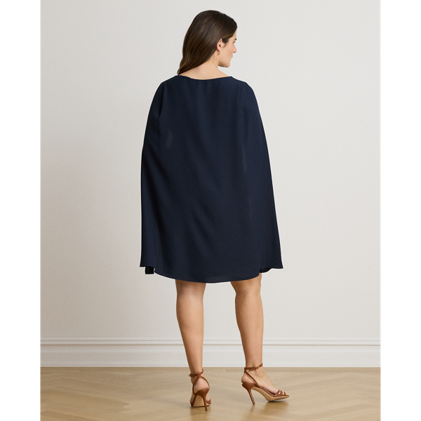 Cape-Cocktailkleid aus Georgette Lauren in Lauren-Navy 9