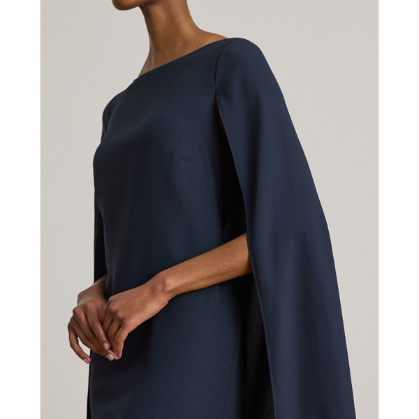 Cape-Cocktailkleid aus Georgette Lauren in Lauren-Navy 6