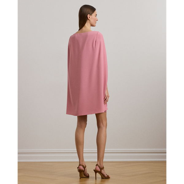 Cape Georgette Cocktail Dress for Women | Ralph Lauren® BE 