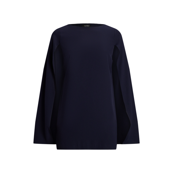Cape-Cocktailkleid aus Georgette