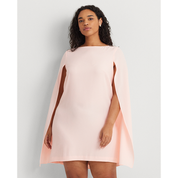 Cape-Cocktailkleid aus Georgette