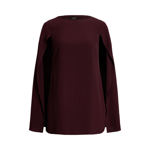 Georgette cocktailjurk met cape Lauren Woman in 1