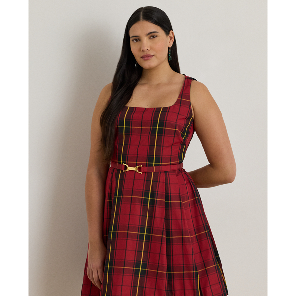 open lace back dress Roxy Tartan Plaid Taffeta – Madeline Marie