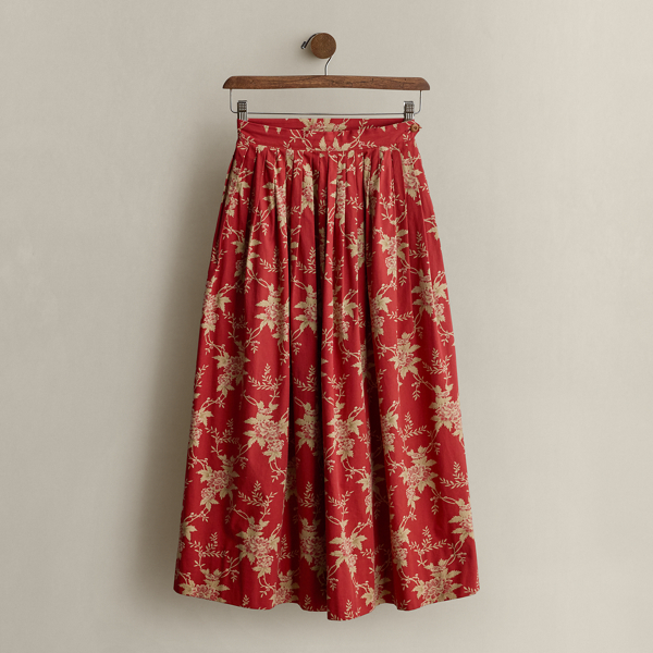 c. 1990 Floral Skirt - Size 4