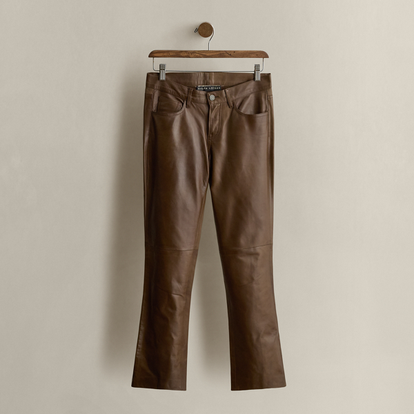 Multi c. 2005 Leather Pant Ralph Lauren Vintage 1