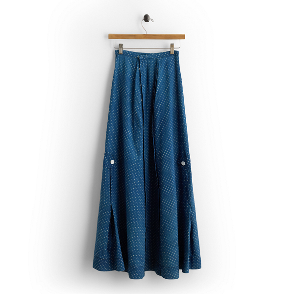 1920s Calico Skirt - Size 23W Vintage Curated by Double RL 1