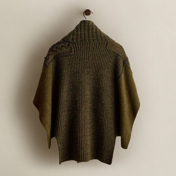 2017 Wool-Blend Poncho - Size XS