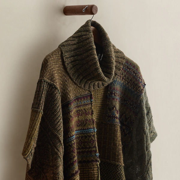 2017 Wool-Blend Poncho - Size XS