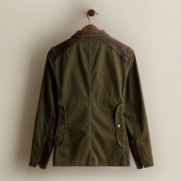 c. 2008 Leather-Trim Jacket - Size L
