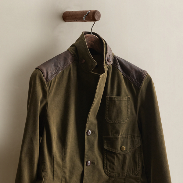 c. 2008 Leather-Trim Jacket - Size L
