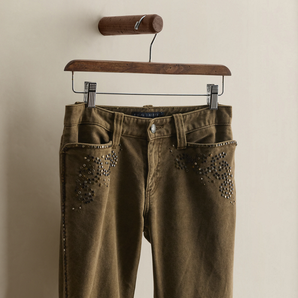 c. 2008 Studded Cotton Pant - Size 4