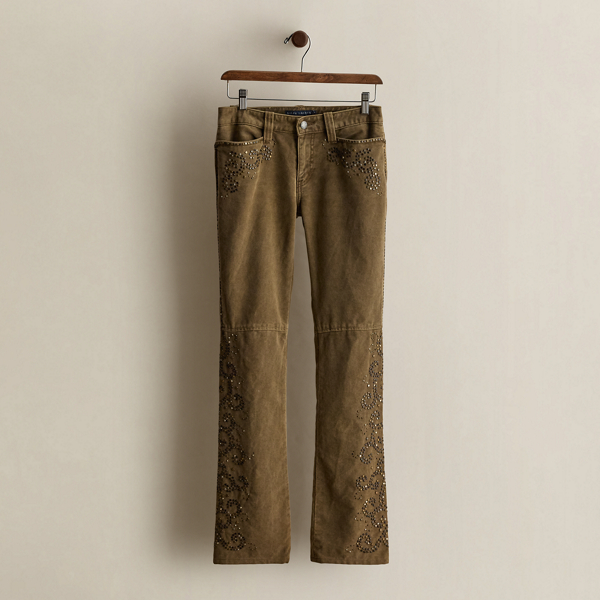 c. 2008 Studded Cotton Pant - Size 4