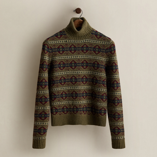2002 Fair Isle Turtleneck - Size M