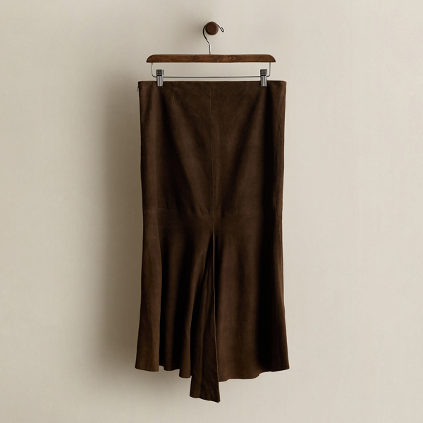 c. 2008 Suede Skirt - Size 8