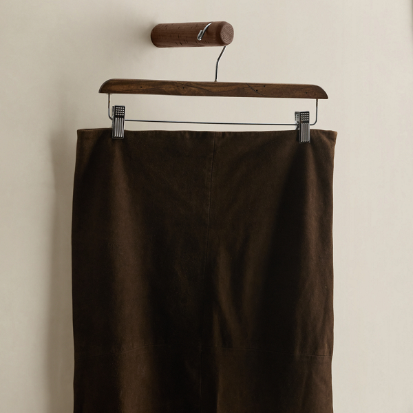 c. 2008 Suede Skirt - Size 8