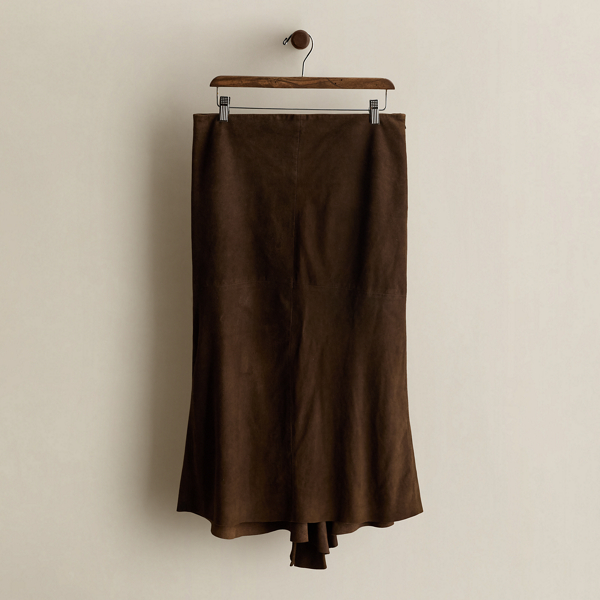 c. 2008 Suede Skirt - Size 8