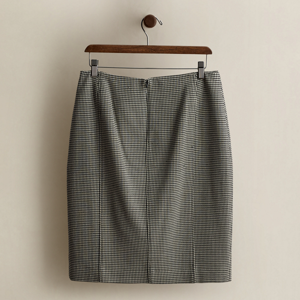 c. 2007 Houndstooth Skirt - Size 12