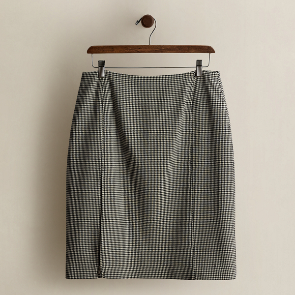 c. 2007 Houndstooth Skirt - Size 12