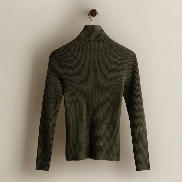 c. 2007 Rib-Knit Turtleneck - Size S
