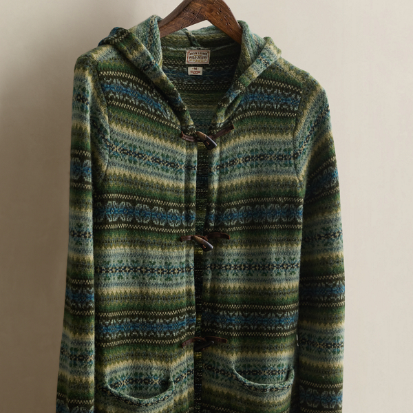 c. 2001 Wool Fair Isle Sweater - Size M