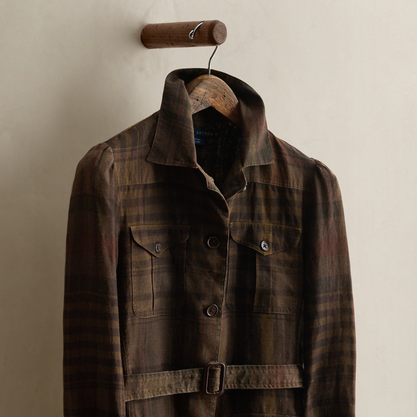 c. 2008 Belted Plaid Shirt - Size 4