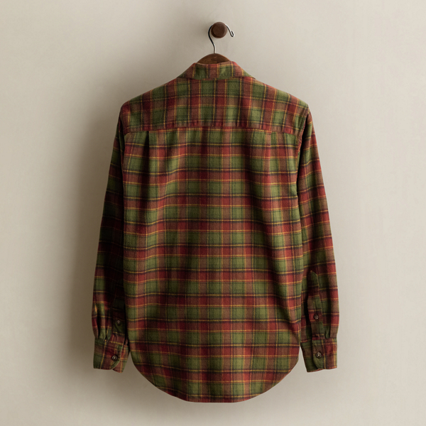 c. 1985 Plaid Cotton Shirt - Size 6