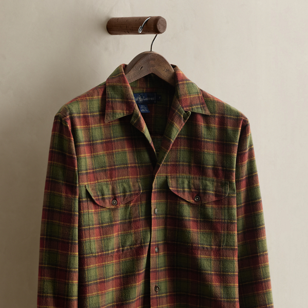 c. 1985 Plaid Cotton Shirt - Size 6