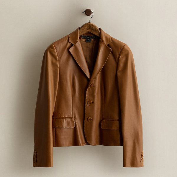 c. 2007 Lambskin Blazer - Size 8