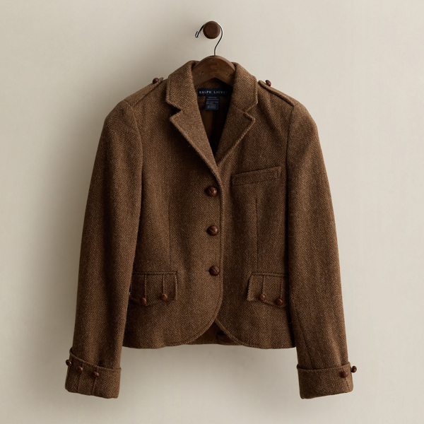 c. 2008 Herringbone Blazer - Size 6