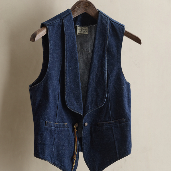 c. 1979 Denim Vest - Size L