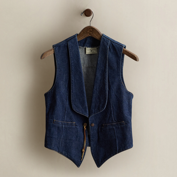 c. 1979 Denim Vest - Size L