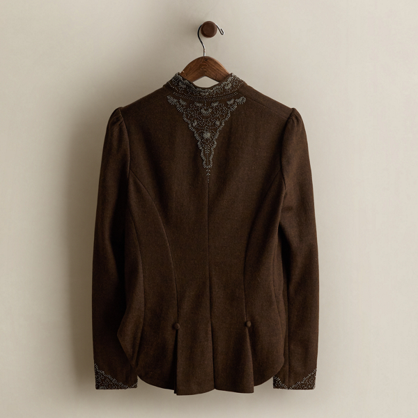 c. 2008 Beaded Wool Jacket - Size M