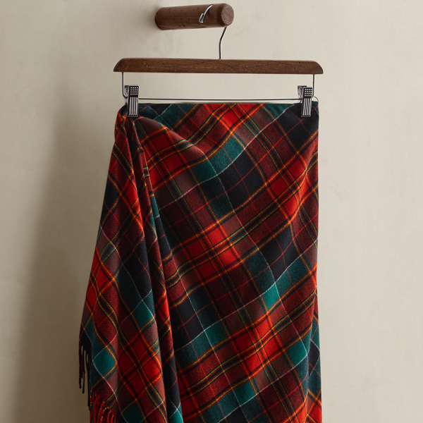 2004 Fringe-Trim Plaid Skirt - Size 6