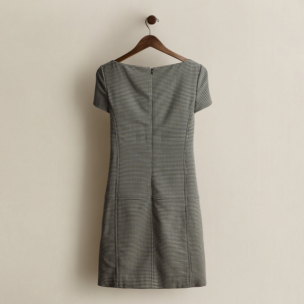 c. 2007 Houndstooth Dress - Size 8