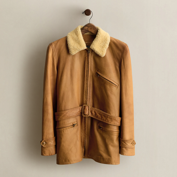 Vintage Leather Jacket - Size S
