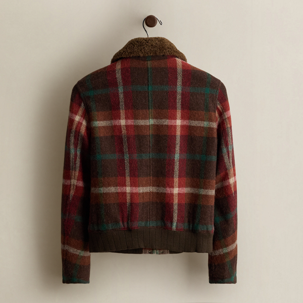 2010 Plaid Wool-Alpaca Jacket - Size S